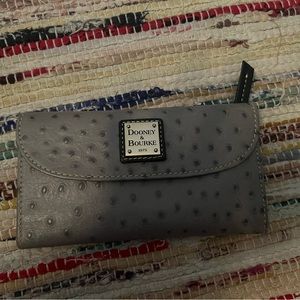 Dooney & Burke Gray Textured Wallet
